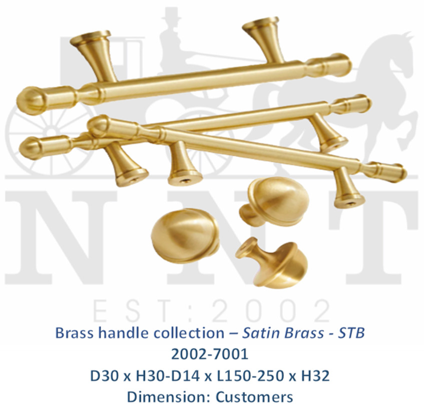 Brass Handle Collection - Satin Brass - STB