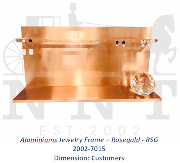 Aluminiums Jewelry frame - Rosegold - RSG 2002-7015