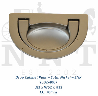 Drop Cabinet Pulls - Satin Nickel - SNK 2002-4007